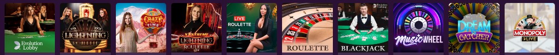 Bizzo Casino - Live-Spiele