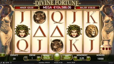 Divine Fortune Spielautomat - NetEnt