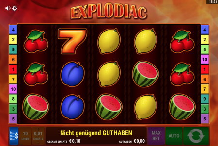 Explodiac Spielautomaten| Bally Wolff