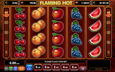 Flaming Hot Spielautomaten | EGT