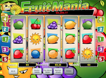 Fruit Mania Spielautomaten| Playtech