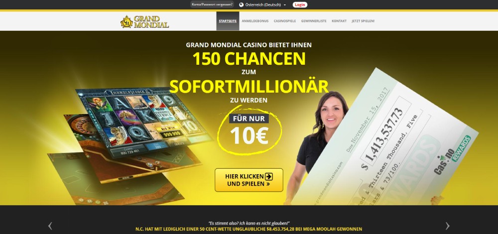 Grand Mondial Casino Österreich