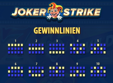 Joker Strike Gewinnlinien | Quickspin