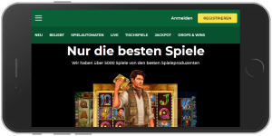 Mason Slots Mobilen Webseite