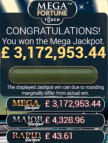 Mega Fortune Jackpots | NetEnt