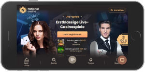 National Casino Mobilen Webseite