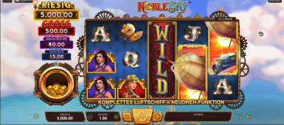 Noble Sky spielautomat - Microgaming