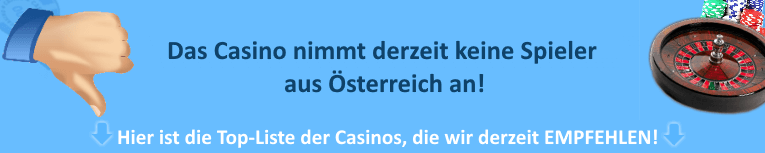 Casinos die wir derzeit nicht EMPFEHLEN!