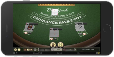 Single Deck Blackjack von Betsoft - mobil spielen