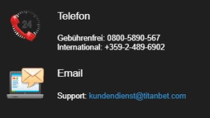 Titan Casino Kundenservice