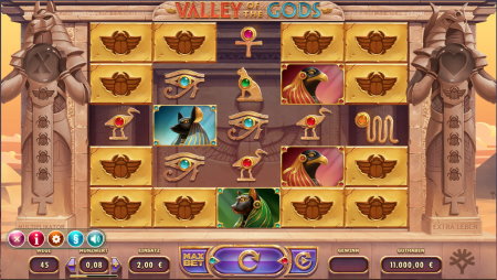 Valley of the Gods Spielautomaten | Yggdrasil